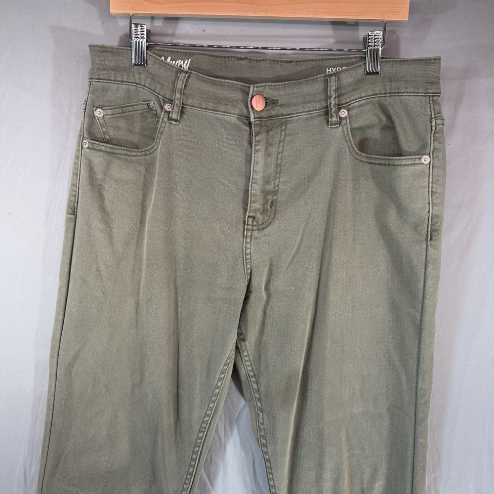 Mugsy Hydes Jeans Mens 33x30 Green FlexNBK Stretch Pants Preppy